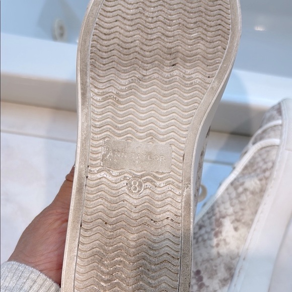 Ann Taylor Textile Snakeskin Pattern Women's Sneakers in size 8 - Picture 5 of 7